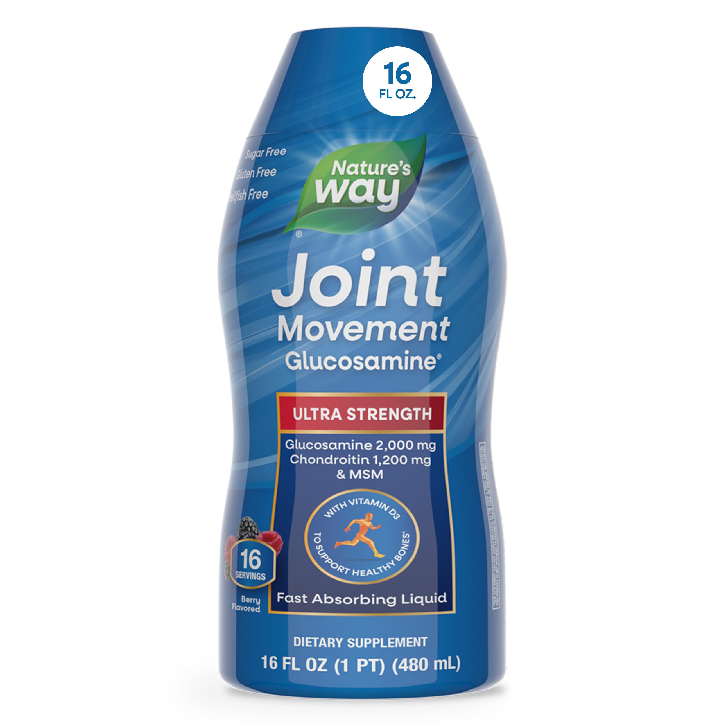 Nature's Way Glucosamine Liquid Bottle